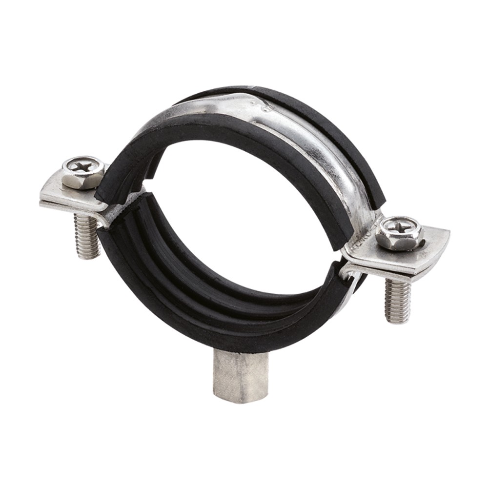 AB-RI A2 [CP] Abrazadera isofónica reforzada M8 + M10. Inoxidable A2